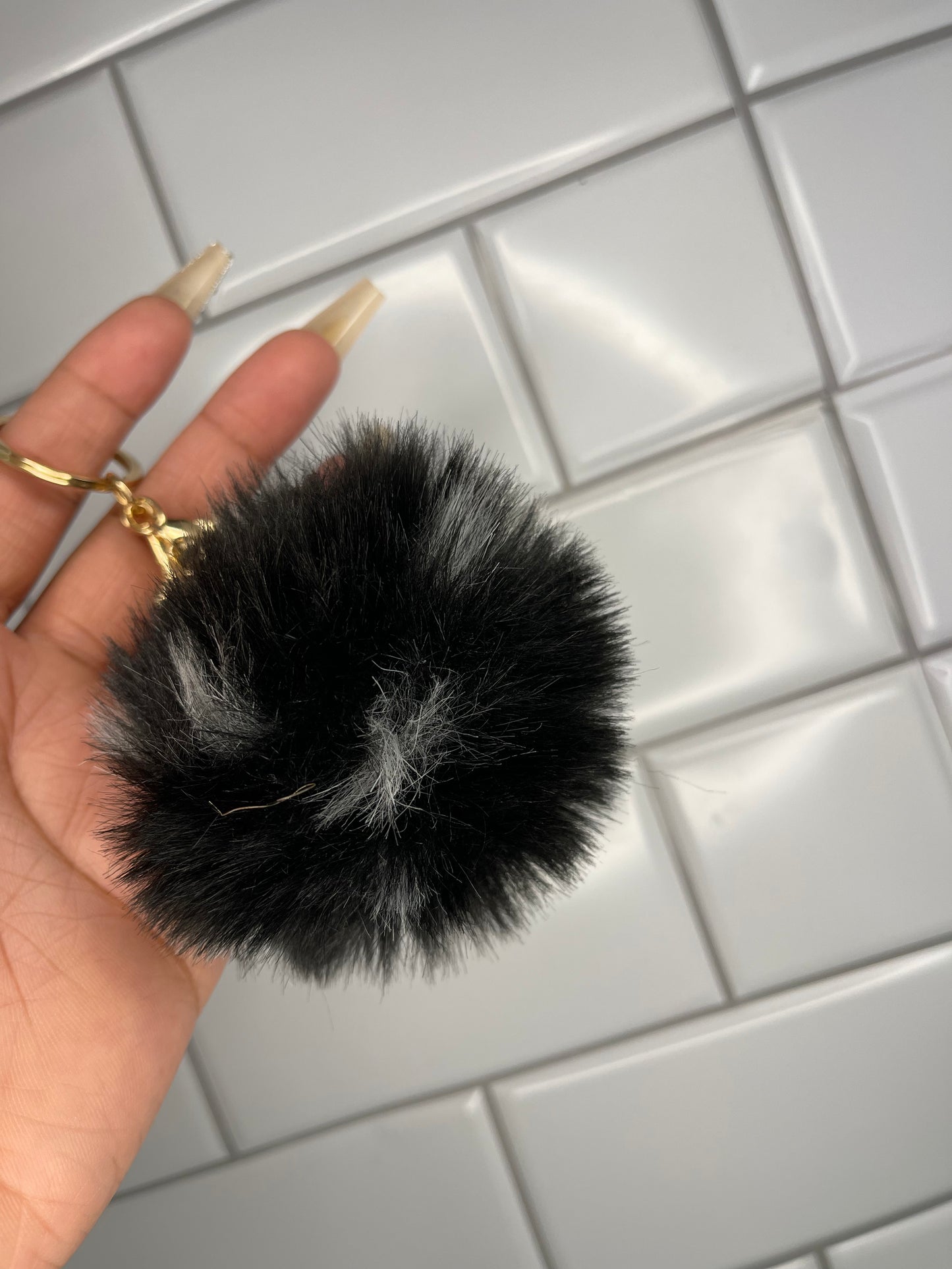 Fuzzy pom-poms