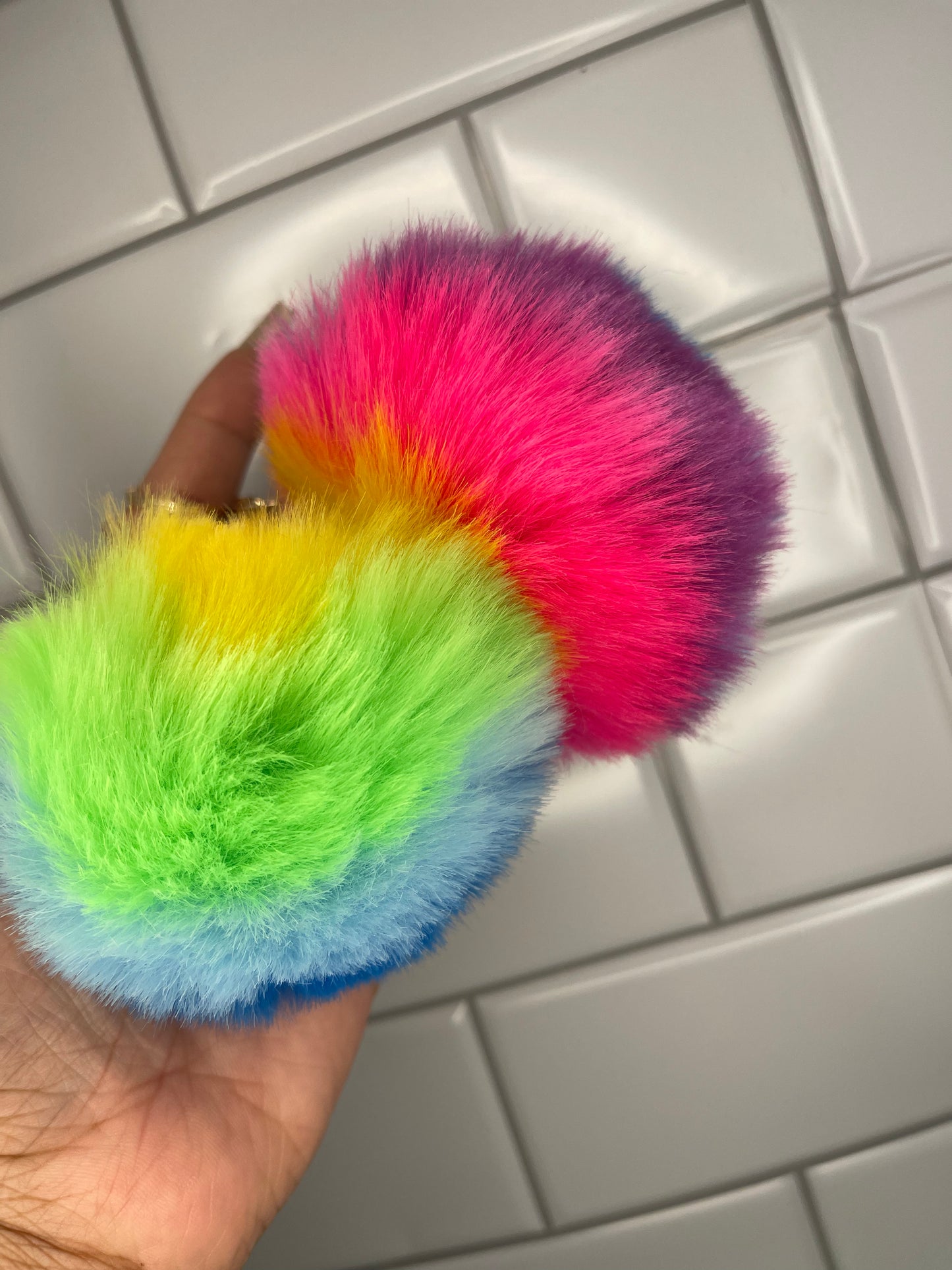 Fuzzy pom-poms