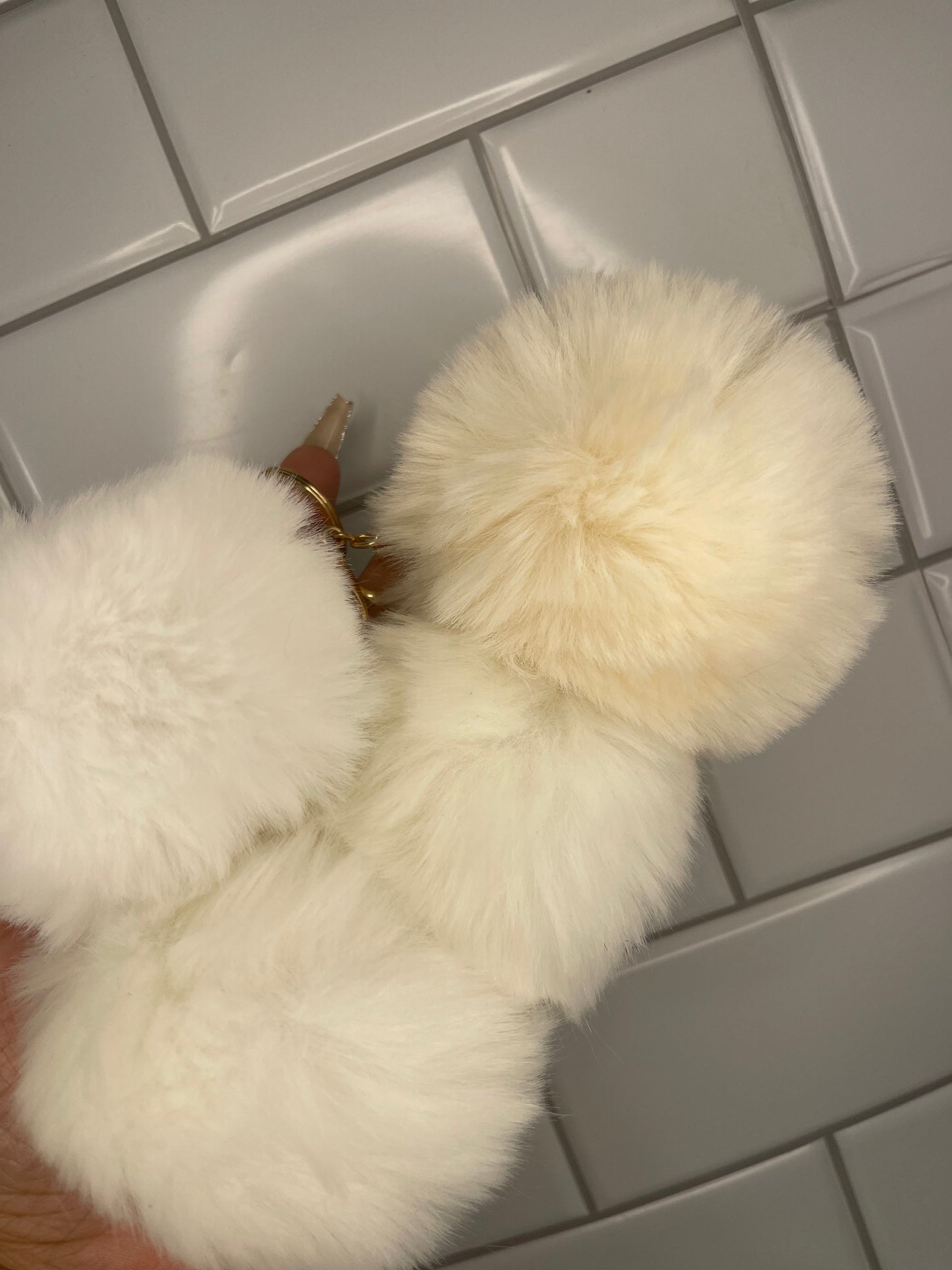 Fuzzy pom-poms