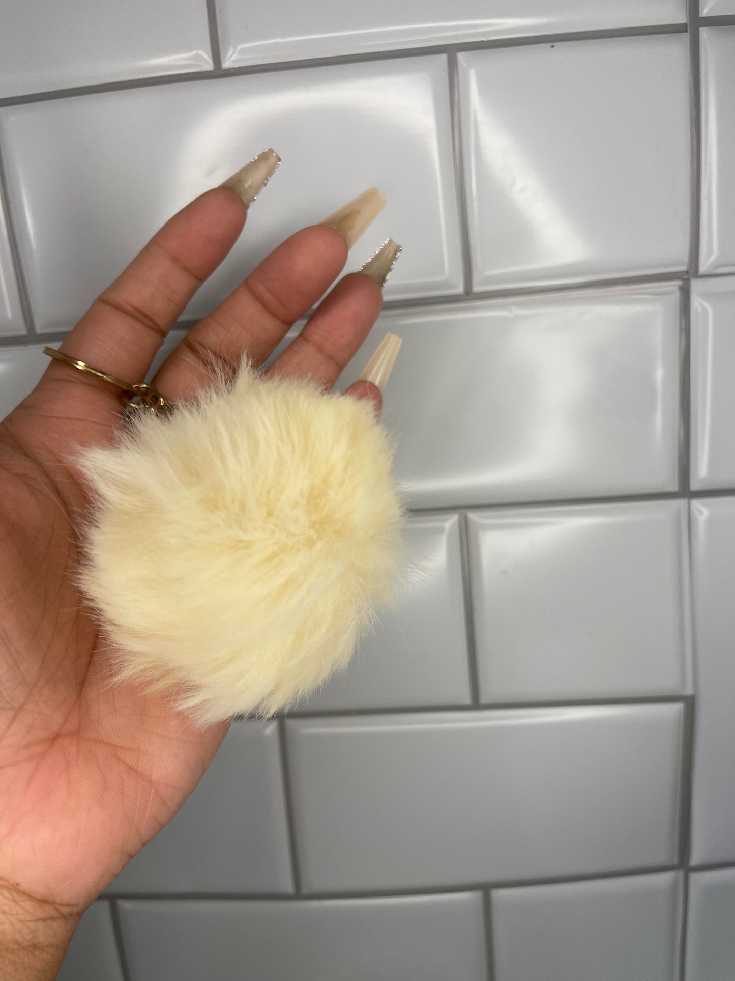 Fuzzy pom-poms