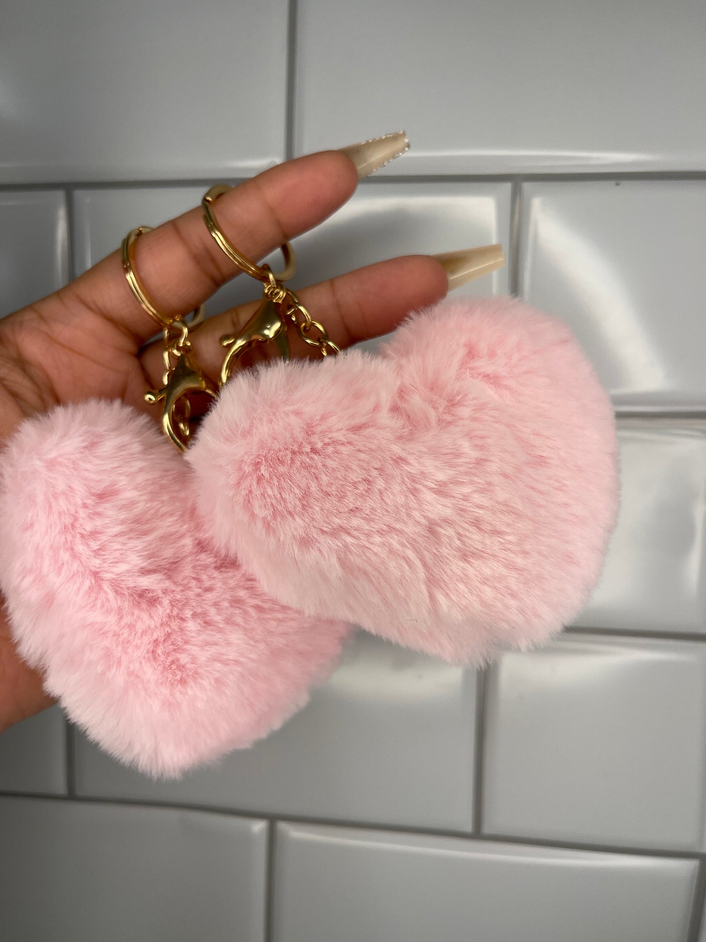 Fuzzy pom-poms