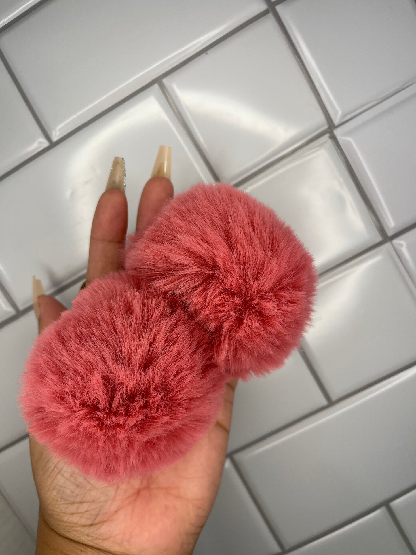 Fuzzy pom-poms