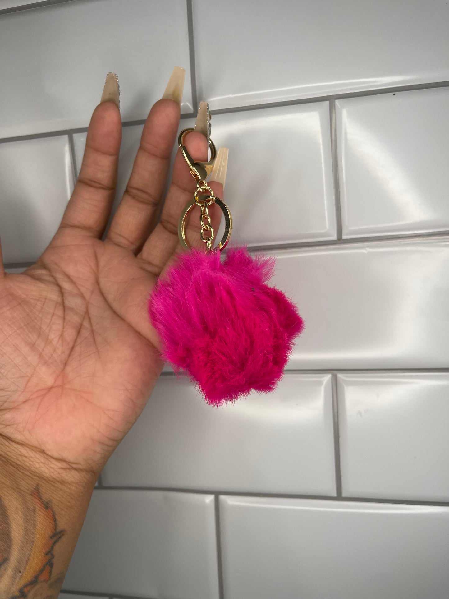 Fuzzy pom-poms