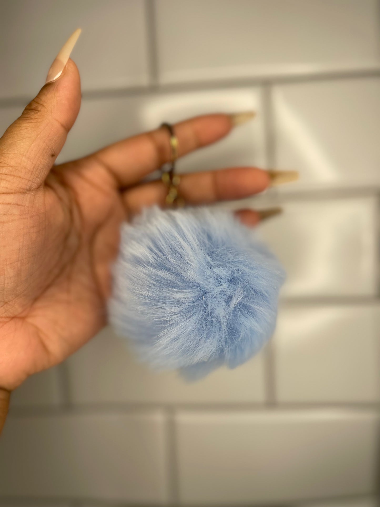 Fuzzy pom-poms