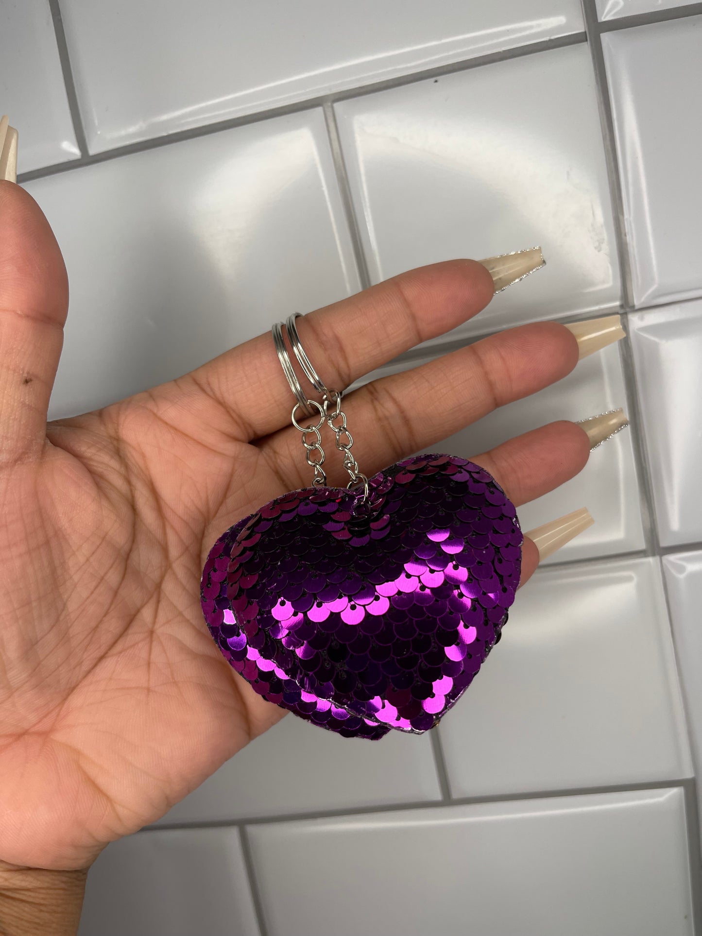 Heart keychain