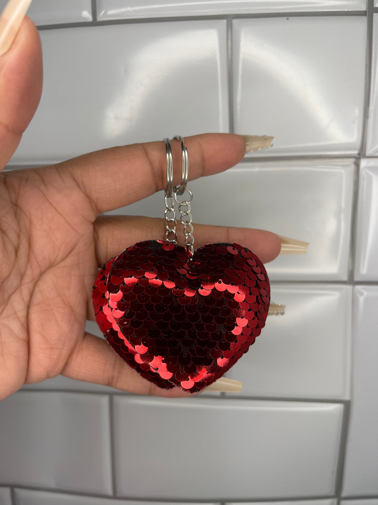 Heart keychain