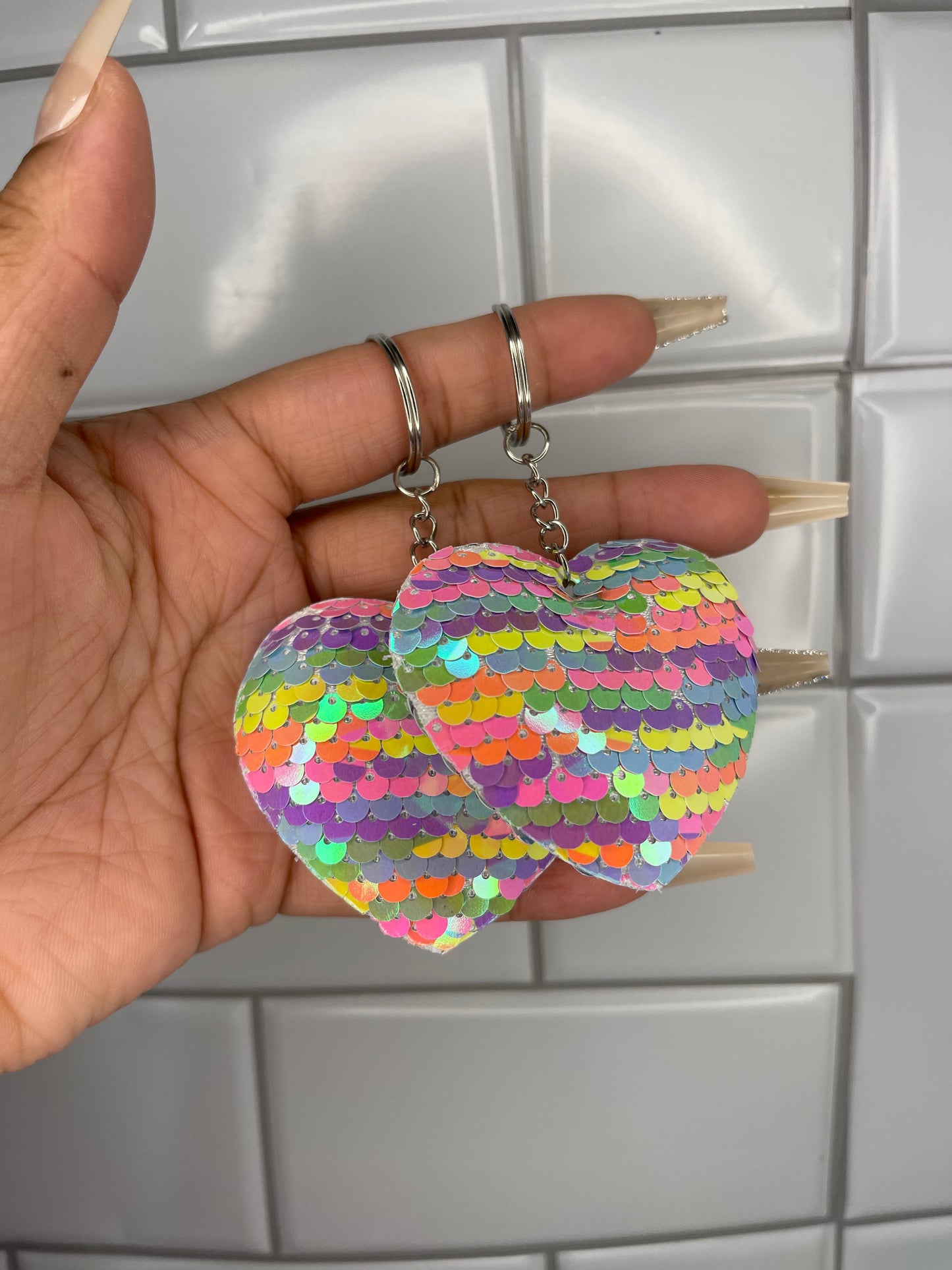 Heart keychain