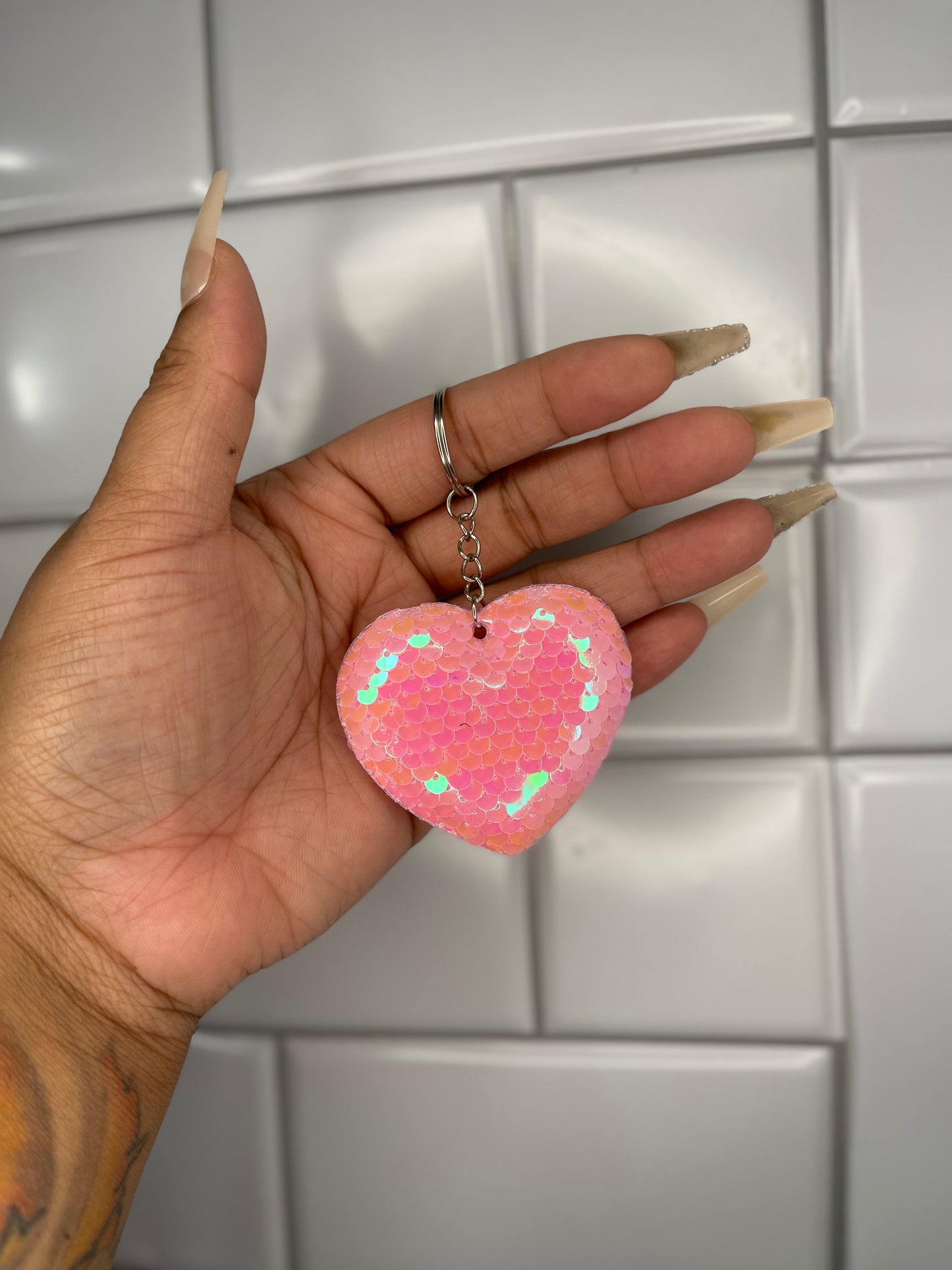 Heart keychain