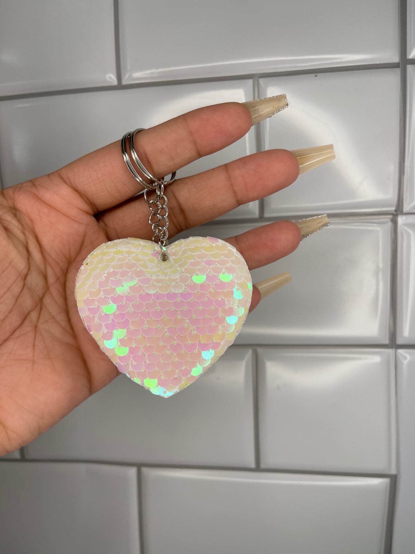 Heart keychain