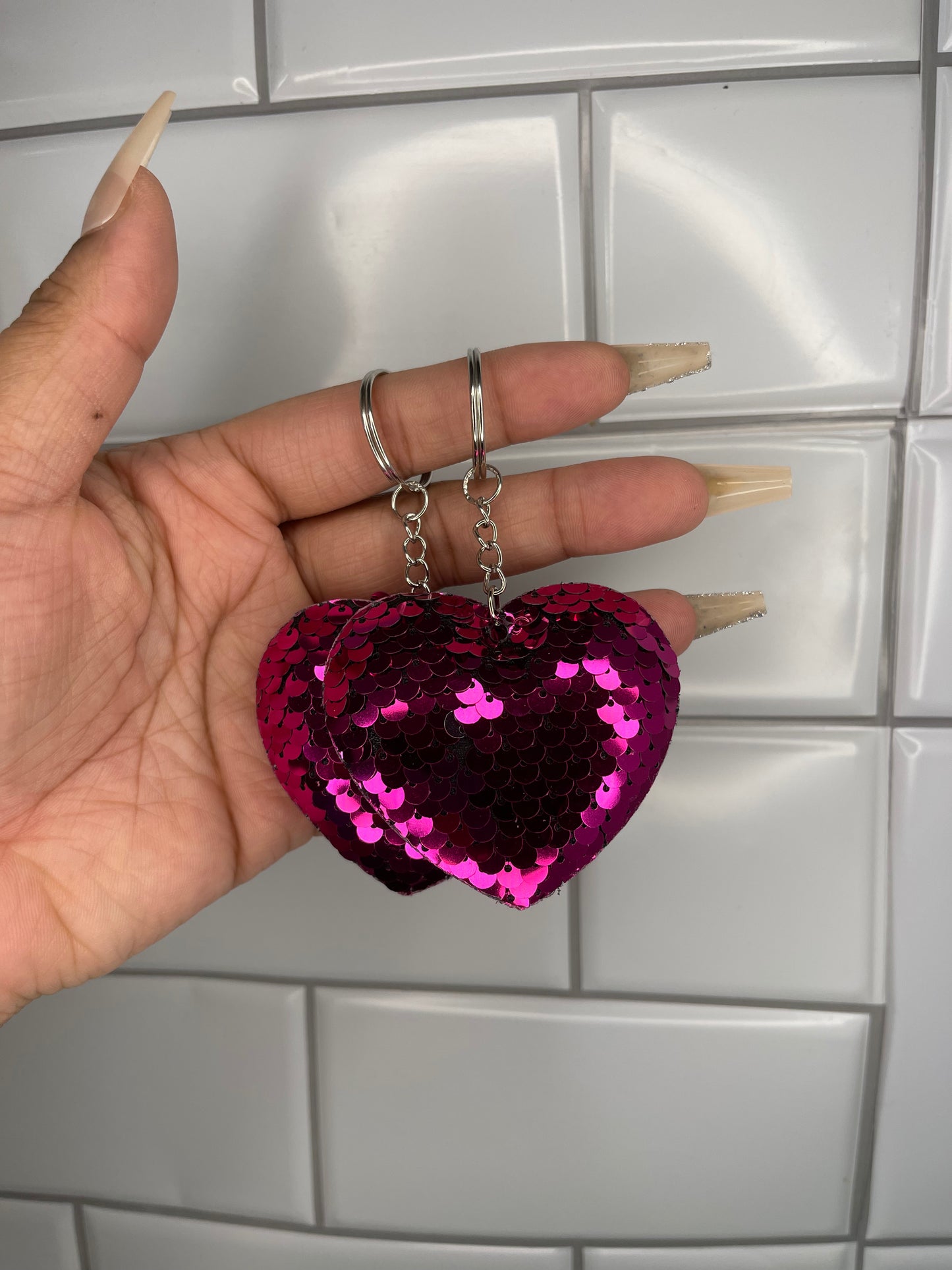 Heart keychain