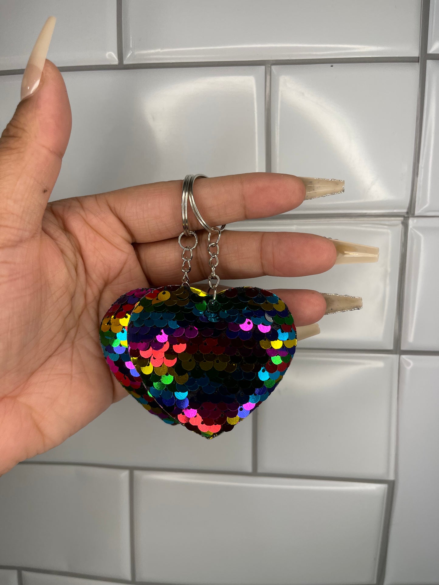 Heart keychain