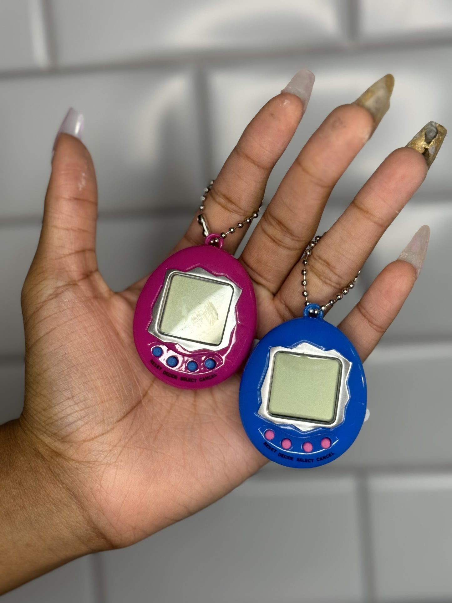 Pet Retro Game KeyChain