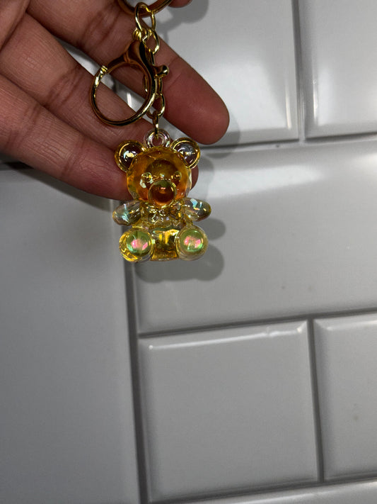 Clear Teddy Bear KeyChain