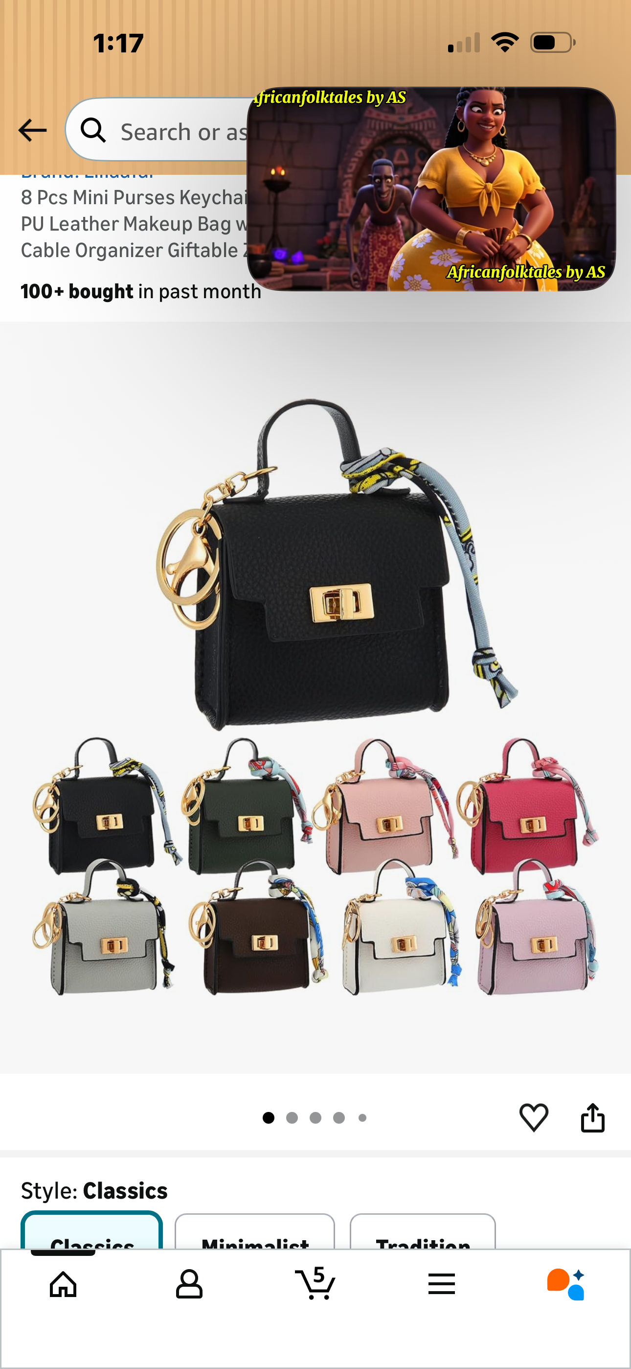 Mini Purses Keychain